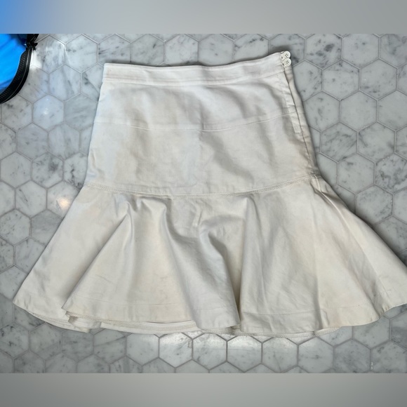 Marc Jacobs Size 6 white cotton fully lined skirt - Picture 5 of 8
